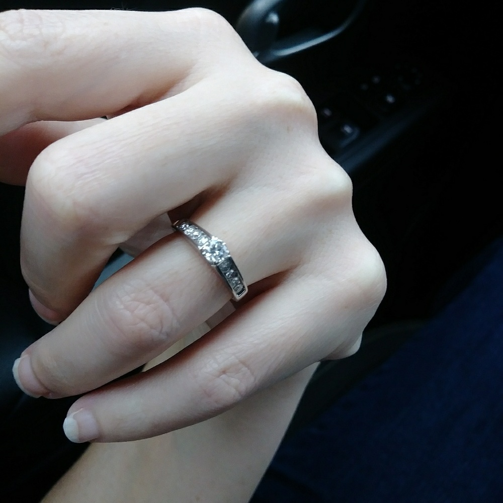 Kay Diamond Engagement Ring Sz 7